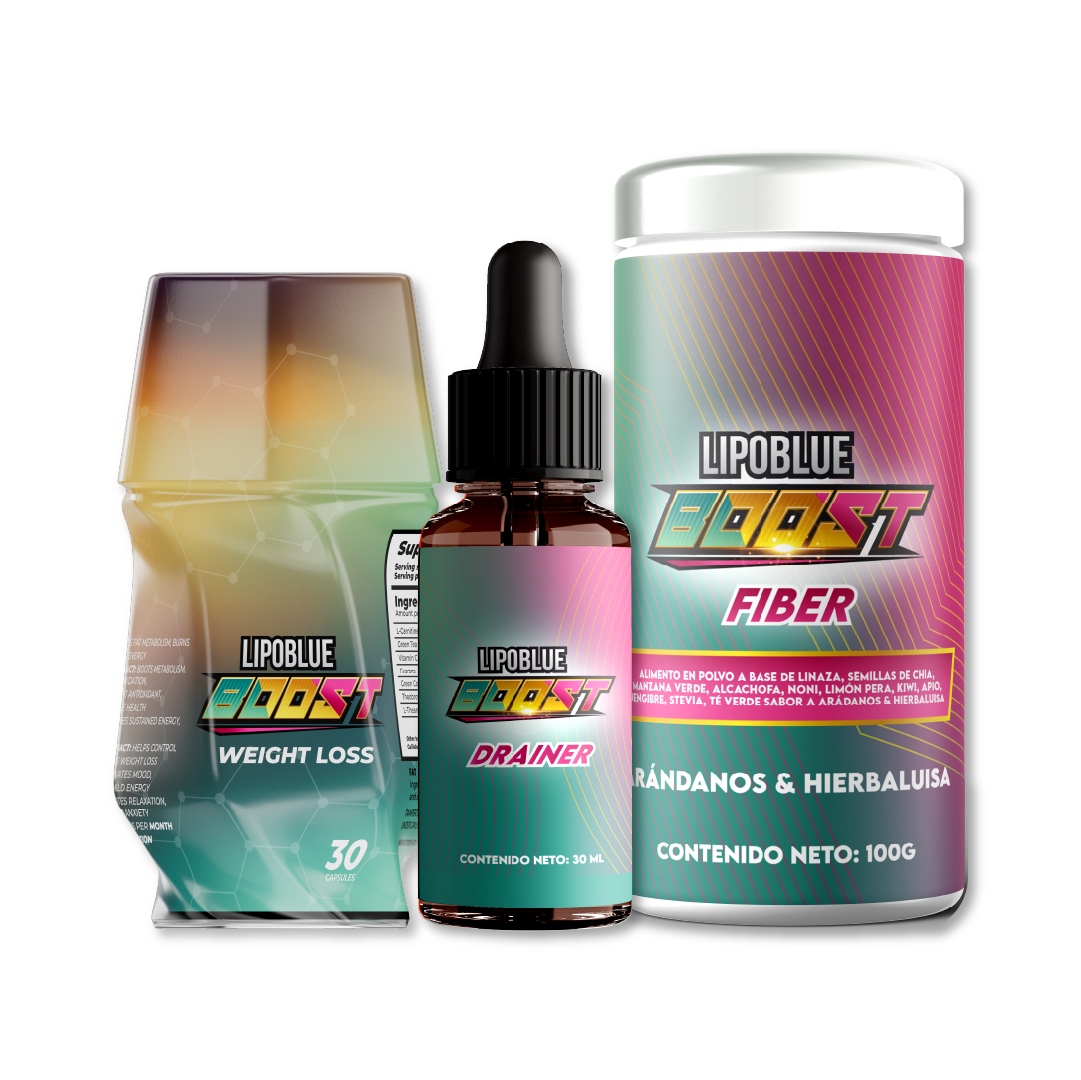 BUNDLE: Lipoboost + Drainer + Fiber