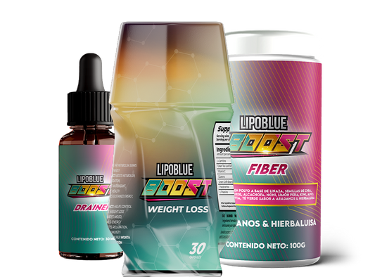 Lipoboost + drenador +fibra